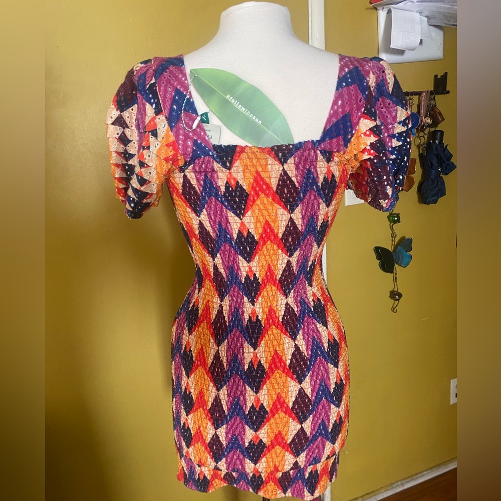 FARM rio lindeza grafica mini dress - Picture 4 of 7